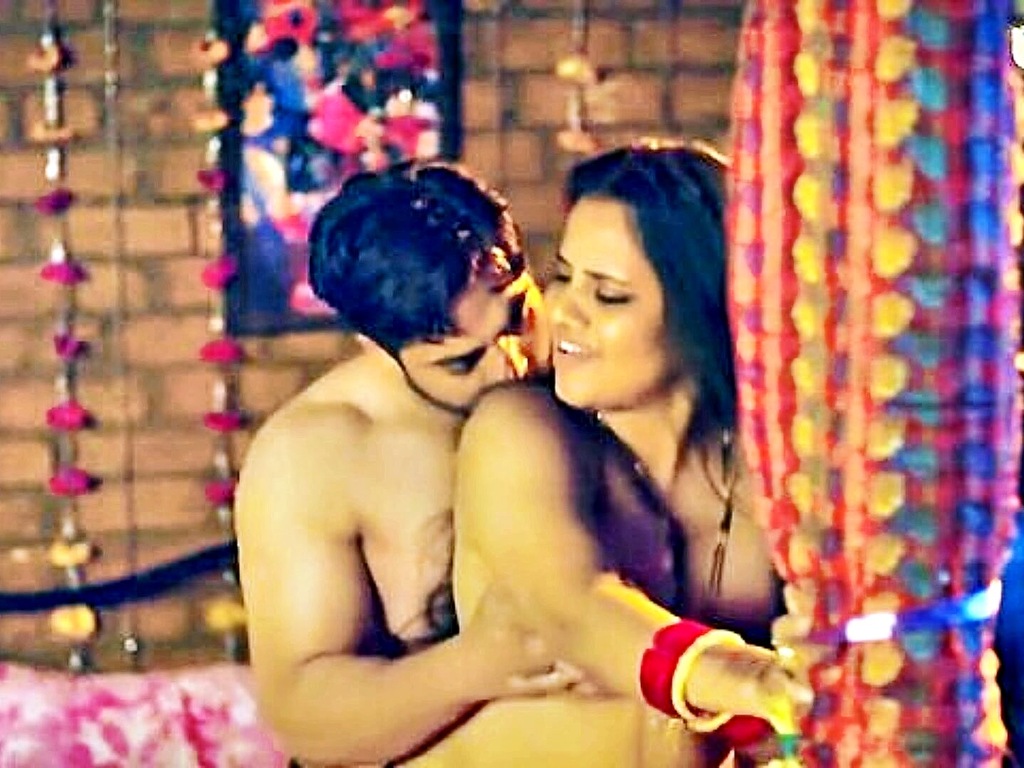 Priya Gamre's cleavage is on full display