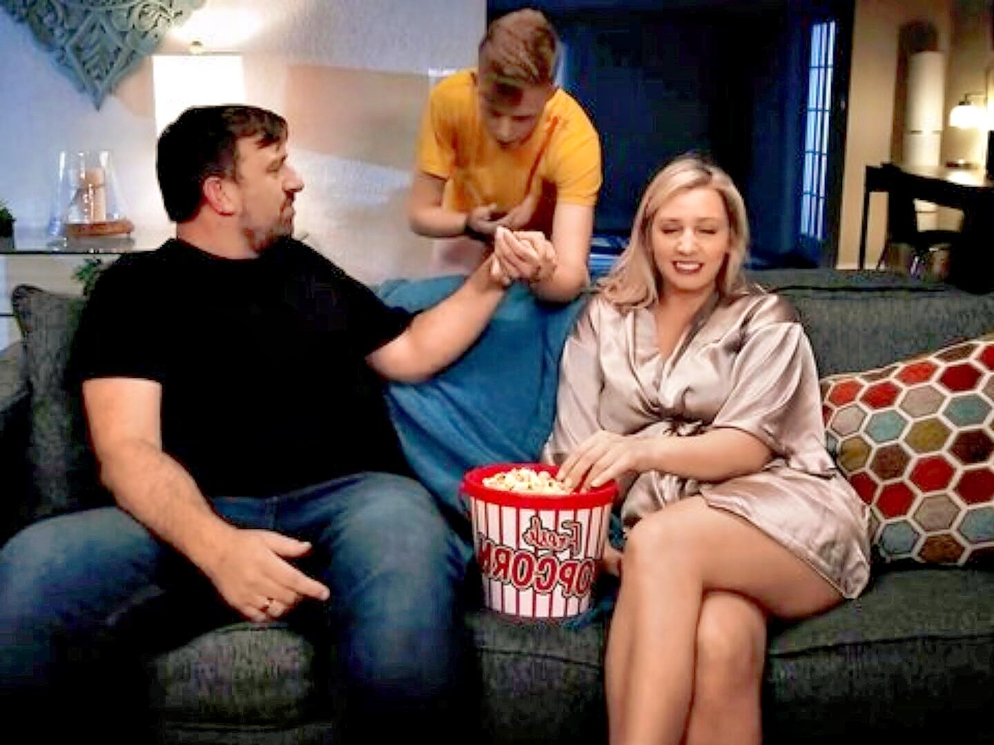 Charlotte Rayn Has A Secret Affair During A Movie Night - XXXBP