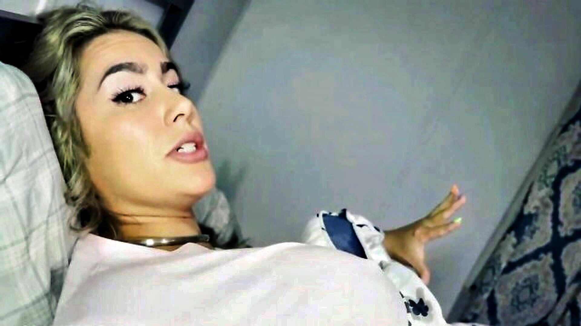 Hot MILF Action: Misty Meaner and My Step Mom Share a Bed with Me