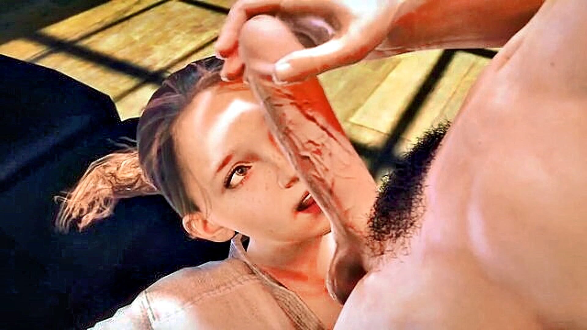 Sarah gets a karate lesson the last of us